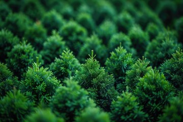 Wall Mural - beautiful green forest on a sunny day professional photography