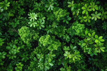 Wall Mural - beautiful green forest on a sunny day professional photography