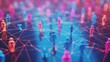 © Sodapeaw - Connecting people. Social network concept.