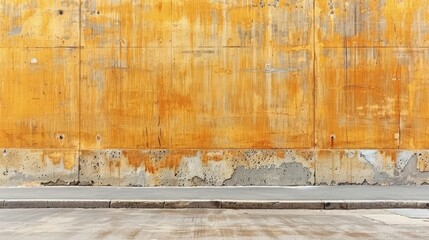 Wall Mural - Minimalist background of a clean brown concrete wall, evoking a warm and earthy atmosphere.