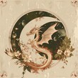 Celestial Dragon - Traditional Eastern Mythology Art