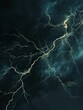 Electric Lightning Bolt Dramatic HighContrast Digital Art for Phone Wallpaper