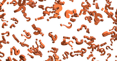 Aufkleber - question mark symbols for FAQ, information, problem, and solution