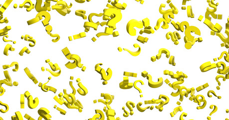 Aufkleber - colored question marks background concept