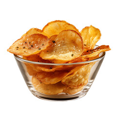 potato chips in a bowl