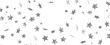 © vegefox.com - Seamless pattern with small silver stars on white background.