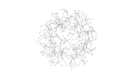 Poster - Big data visualization background.Abstract technology