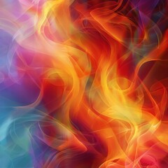 Wall Mural - abstract colorful background in generative ai