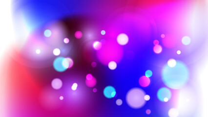 Aufkleber - Bokeh lights. Blurred circle shapes. Abstract light effect. Vector illustration.
