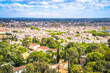 City of Nimes panoramic view from Tour Magne tower