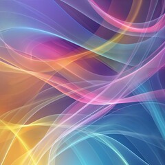 Wall Mural - abstract colorful background in generative ai