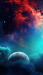 futuristic galactic space wallpaper background