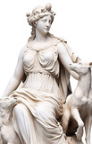 Fototapeta  - Diana Roman Goddess of wild animals and the hunt.