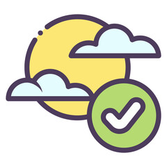 Poster - good weather icon