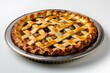 Savory and Fruity Great Pye with Intricate Latticework Crust