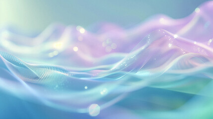 Serene Elegance: Pastel Fabric Waves