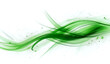White background with abstract green color