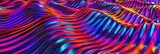 Fototapeta Konie - Waveforms in multiple colors pulse with energy, creating a lively and colorful abstract backdrop.