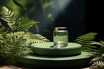 Poster - Cosmetic background for product, branding and packaging presentation