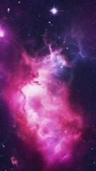 Wall Mural - Beautiful landscapes of space. Vertical video.