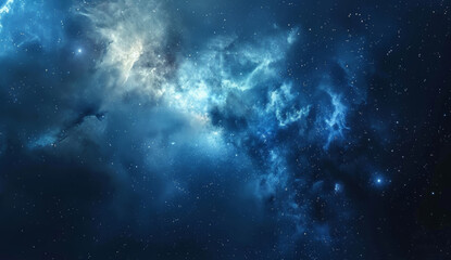Wall Mural - galaxy, space and stars in solar system with dark background of universe for adventure, exploration 