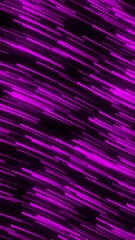 Wall Mural - curve wavy particle lines moving and flowing in one direction. abstract pink color particles line mo