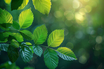 Leinwandbilder - Brochure cover for a sustainability conference, with a vibrant green gradient conveying growth and renewal,