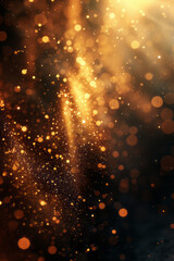 Leinwandbilder - Event poster for an award ceremony, featuring a gradient of gold to bronze to signify prestige,