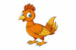 grouse chicken cartoon vector illustration