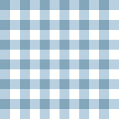Wall Mural - Blue checkered pattern seamless. Vector background