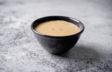 Wall Mural - Cashew butter in a bowl