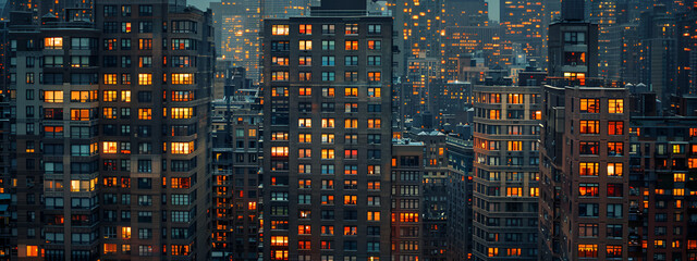 Poster - City landscape: buildings