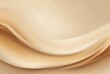 Gradient light brown, beige background with smooth gradient texture, transitioning wavy strokes, empty space, template, blurry wide wavy lines
