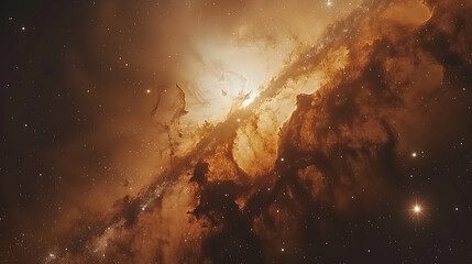 Wall Mural - close-up of the milky way galaxy with stars and space in the universe close exposure high quality ph
