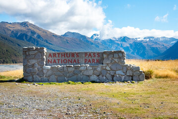 Wall Mural - Arthur's Pass National Park - New Zealand