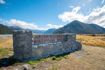 Wall Mural - Arthur's Pass National Park - New Zealand