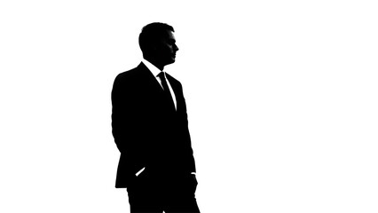 business man silhouette