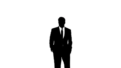 business man silhouette