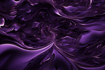 Wall Mural - Abstract violet shapes Fantasy fractal texture