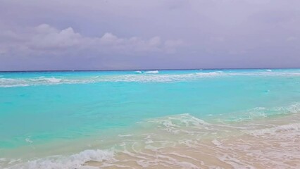 Wall Mural - Beach with Sky in Cancun