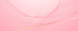 Pink wavy shape modern background smooth gradient design vector