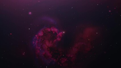 Wall Mural - Luster Nebula and the Process of Its Formation.