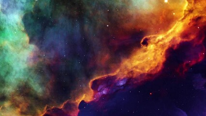 Wall Mural - Secret Secrets Behind the Cosmic Mist.