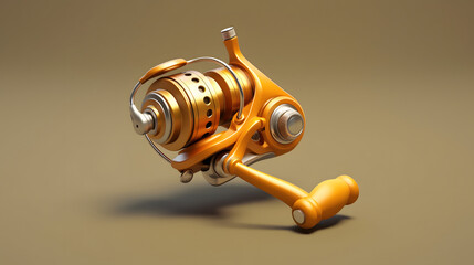 Poster - Fishing Reel Icon Fishing 3d