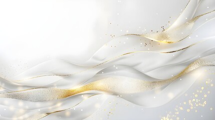 Wall Mural - Abstract luxury background with golden elements and shining light effect decoration, Luxury background design concept.