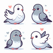 © arifinzainal1728 - vector collection of cute cartoon birds