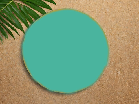 Hello, summer with fruits background template. Hello summer text in a white frame with tropical fruits elements like watermelon, calamari, kiwi, orange, and lemon in the sand background