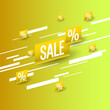 An image to advertise the sale. Poster for advertising discounts. Vector graphics in a modern style.