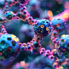 Poster - Mesmerizing Microscopic Structures Reveal the Wonders of the Unseen World