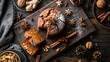 Gingerbread with Carrot Raisin and Walnuts